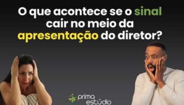 O que acontece se o sinal cair no meio da transmissão?