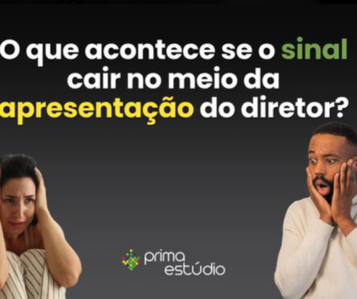 O que acontece se o sinal cair no meio da transmissão?