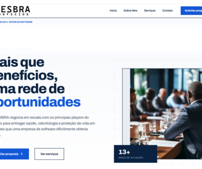 Um site à altura da credibilidade da sua marca